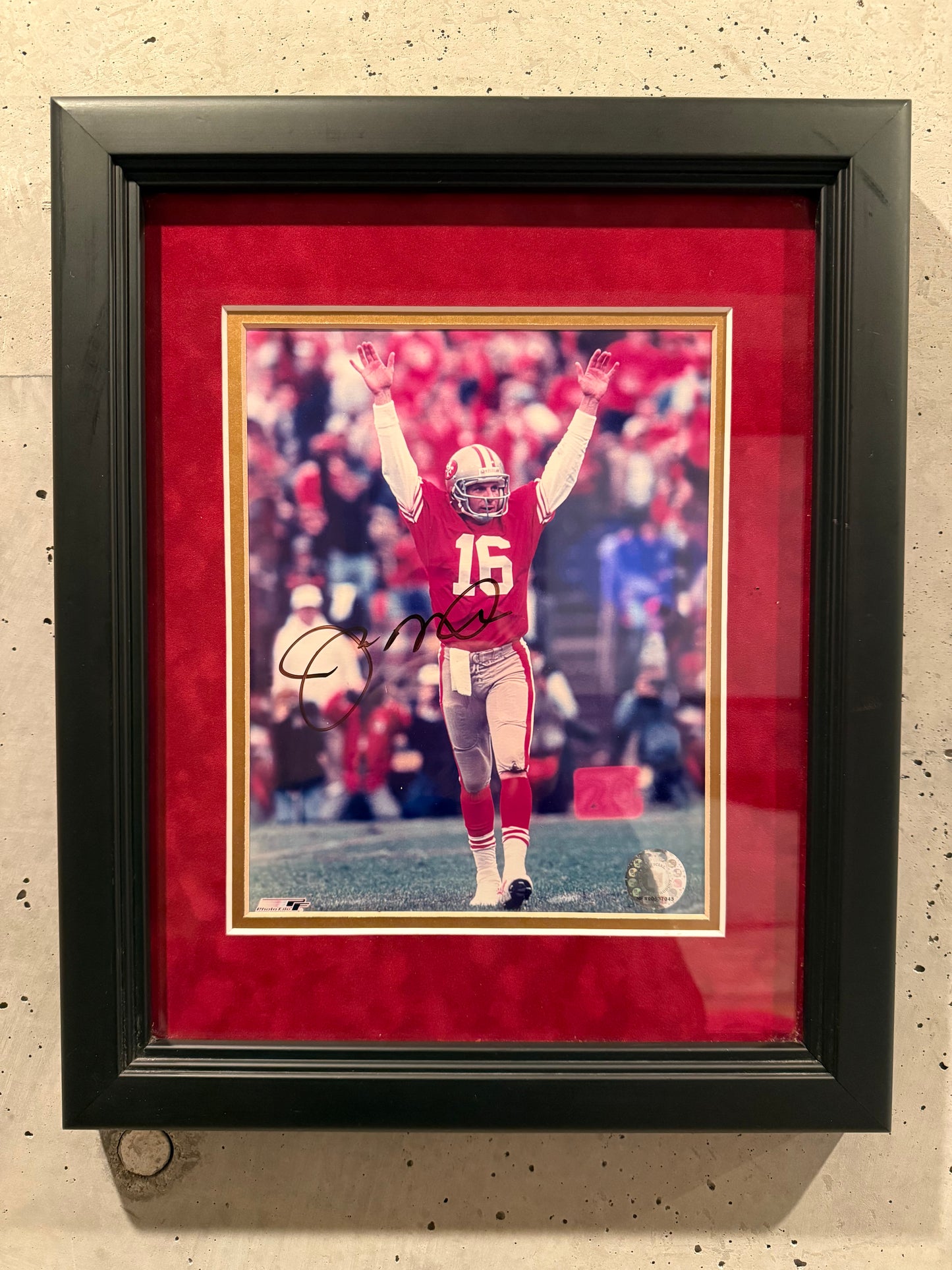 Signed Joe Montana