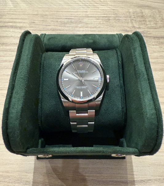 Oyster Perpetual 39 Rhodium Dial